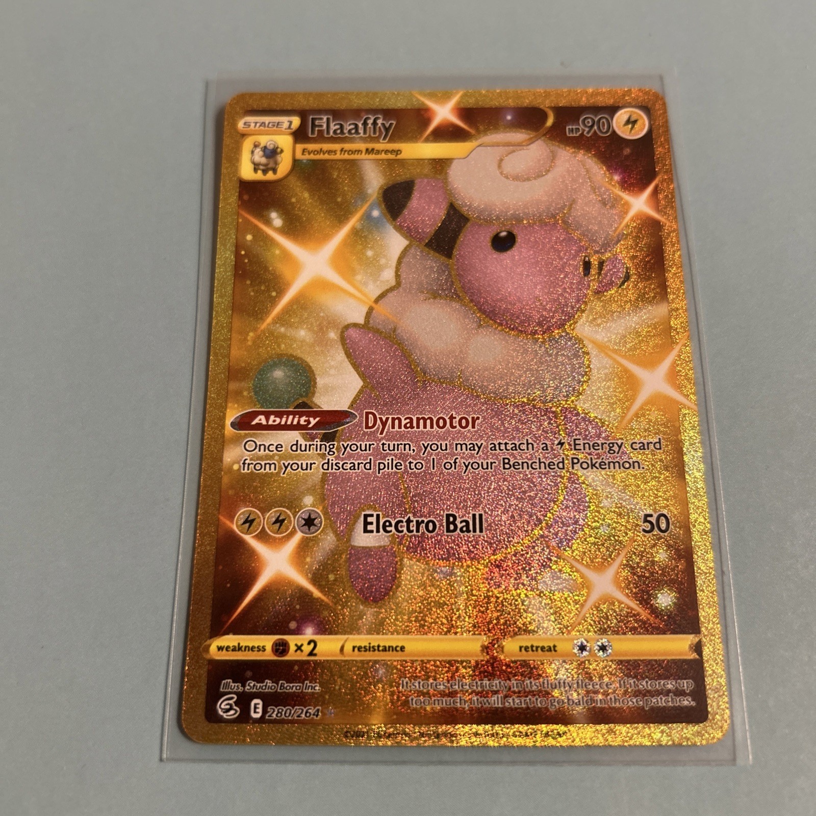 Pokemon - Flaaffy (Secret) - 280/264 - SWSH08: Fusion Strike - Holo Mint