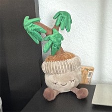 Jellycat Amuseables Potted Palm Plush Stuffed Plant Small Soft 2023 A6POT
