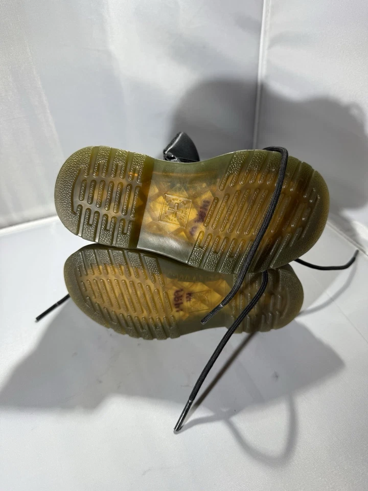 Dr. Martens 1460 Botas de Cuero de Combate Negras Suelas Rebotantes Niño Pequeño Talla 7 EE. UU. Nuevas Foto 3 de 3