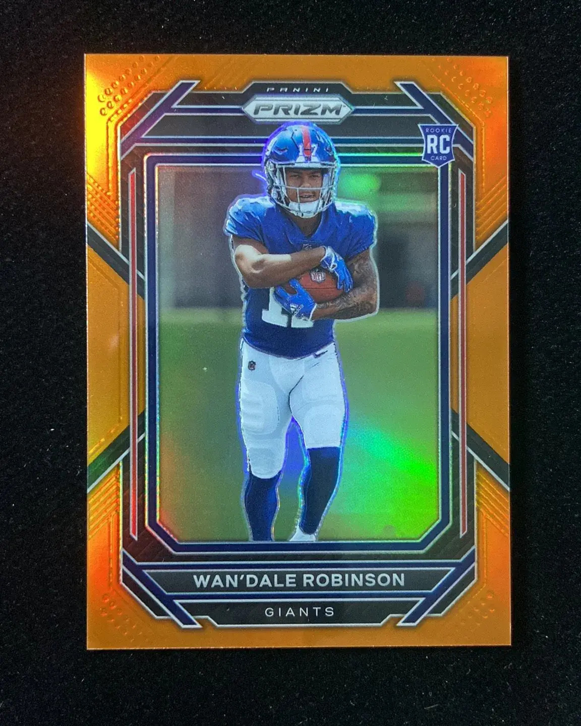 2022 Panini Prizm Wan'Dale Robinson RC Rookie #315 Orange 86/249 Giants jp