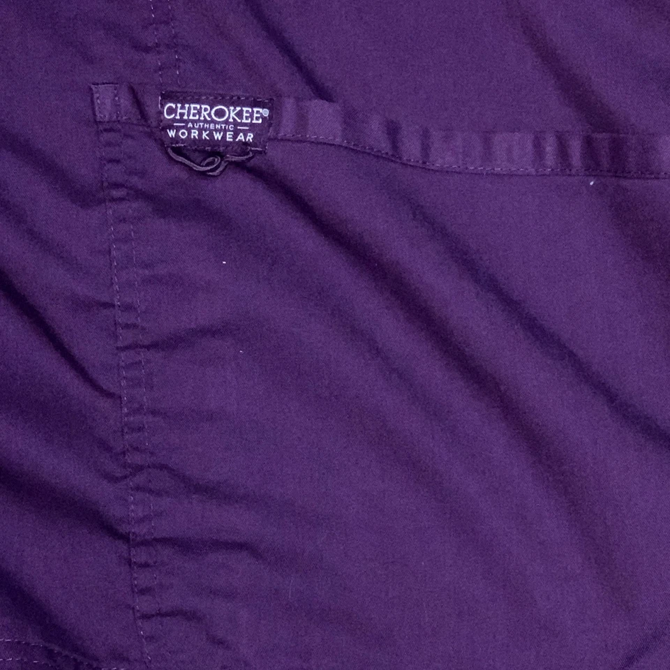 Women 2x Scrubs Purple Cherokee Brand No Rips Tate’s Or Stains. - Image 3 of 4
