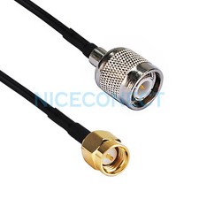 SMA Male to TNC Male Plug Jumper Extension Connector RF Pigtail RG174 Coax Cable