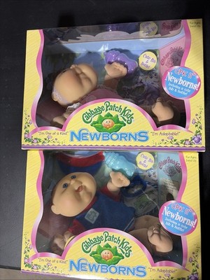 Cabbage Patch Kids CPKII Newborns Boy And Girl NIB.  Lot Of 2  Birth Certificate