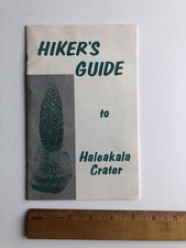 ⁠Vintage 1963 Hikers Guide Haleakala Crater Maui Hawaii National Park Booklet⁠