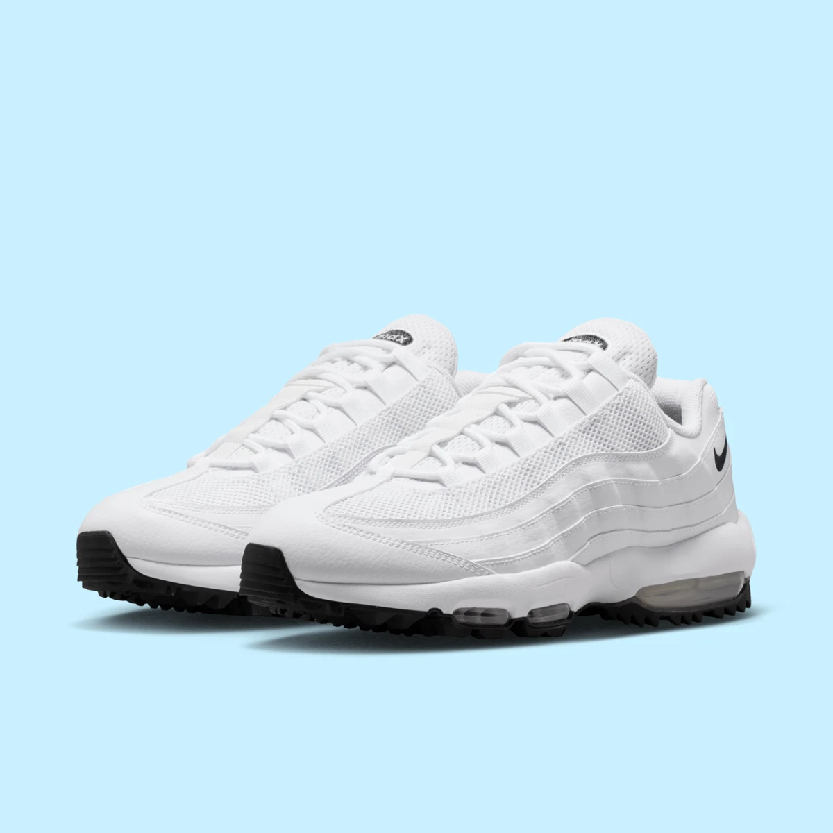 Preços baixos em Nike Air Max 95 White/Black | eBay