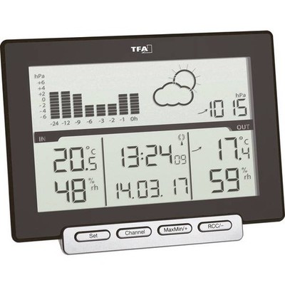 TFA Dostmann 35.1139.01 Weather Sens Wireless Digital Weather Station Forecast