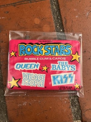 1979 DONRUSS ROCK STARS CARD SEALED PACK X 1