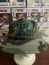 Vintage USA Made KAR Products Camo Snapback Hat / Cap