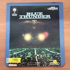 RCA CED VIDEODISC - BLUE THUNDER with Roy Scheider TESTED AND WORKING