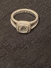 💍 David Yurman Albion Ring 🌿 Prasiolite + Diamonds ✨ Size 8.25 - Retails $795 — photo 8