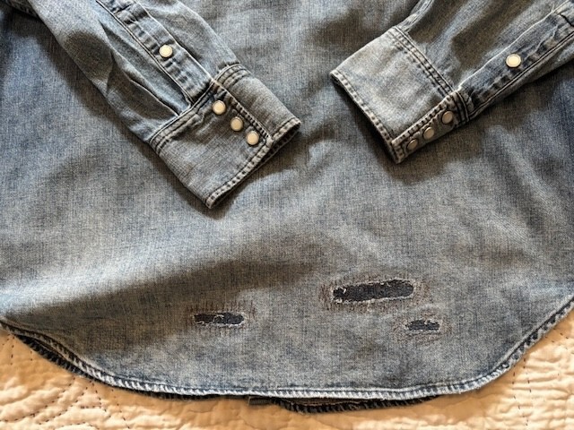 Ralph Lauren Polo Denim Patchwork Distressed  Spo… - image 14