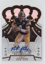 2020 Panini Chronicles Draft Picks Crown Royale Signatures Nate Stanley Auto 0p5