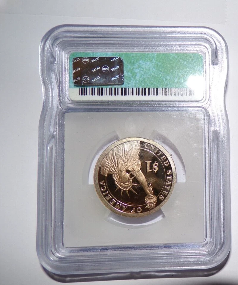 2008-S MARTIN VAN BUREN PRESIDENTIAL DOLLAR PR70 DCAM ICG PROOF COIN - Image 2 of 2