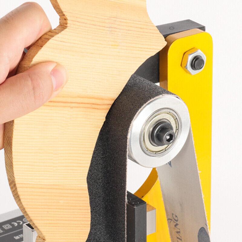 Industrial belt sander clearance for metal
