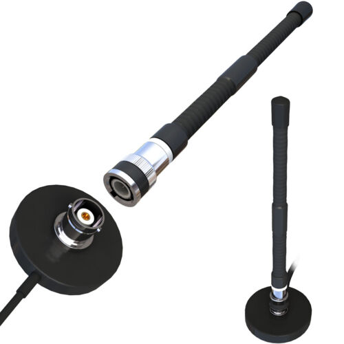 CB Antenna 27MHz Soft Whip with Magnetic Base RG58 BNC Extension Cable - Picture 2 of 9