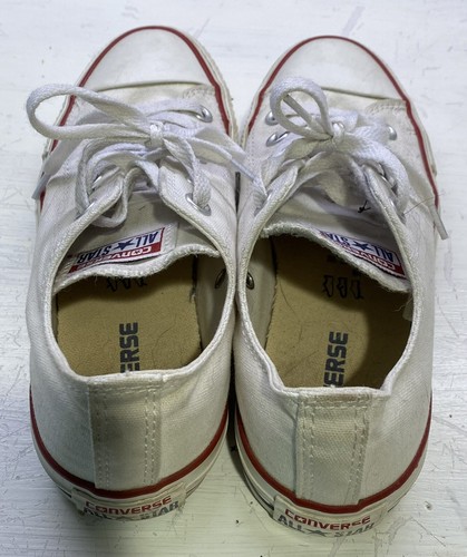 CONVERSE All-Star Canvas White Sz 5 Women’s Low-Top Sneakers - Picture 2 of 5