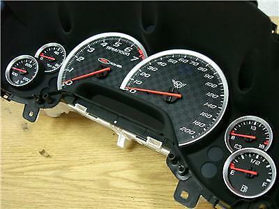 KIT DE AJUSTE DE ANILLOS ENVOLVENTES BISEL CALIBRE VELOCÍMETRO PARA 97-04 CHEVY CORVETTE C5 - Imagen 2 de 2