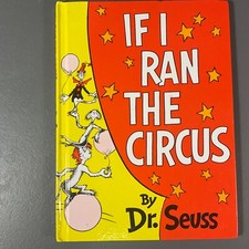 If I Ran The Circus by Dr. Seuss Vintage Hardcover Kid's Book Random House 1984