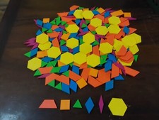 Educational Tangrams Math Manipulatives Homeschool Learning 1.10 Lbs Neon