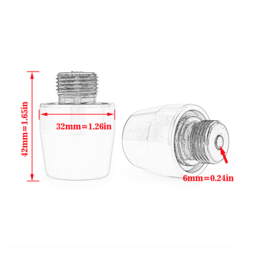 Pesas de extremos de barra de aluminio para Benelli TNT BN BJ 125 251 300 600 Leoncino 500 - Imagen 7 de 7