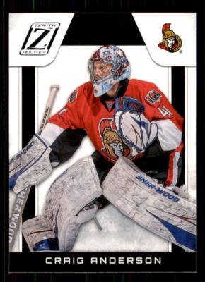 2010-11 Panini Zenith #68 Craig Anderson Ottawa Senators