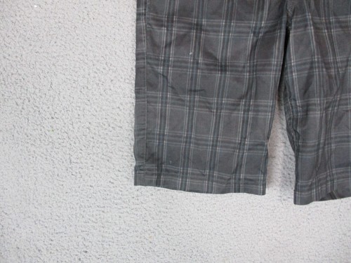 Quicksilver Board Shorts Amphibians Boys 26 Grey Plaid Comfort Swim Trunks - Picture 2 of 16