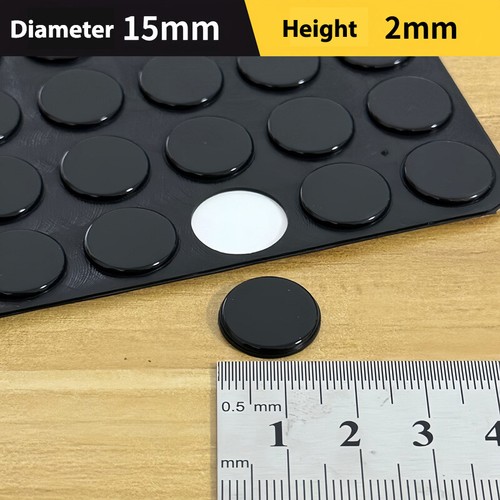 Almohadillas autoadhesivas para pies de silicona para parachoques parachoques muebles redondos 8-20 mm - Imagen 39 de 47
