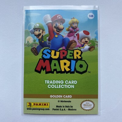スーパーマリオ、マリオ、MARIO、Nintendo、ゴールド Panini Super Mario Trading Card Collection - Golden Card