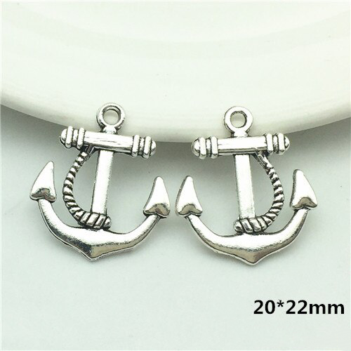 Collana ANCORA 20x22mm Argento a catena con ciondolo in Mare lunga da Uomo Donna - Foto 6 di 8
