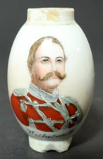 Alte Reservistenpfeife Porzellan Kaiser Wilhelm 2 Husaren Reservistenkrug Pfeife