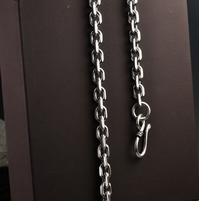 C30 Men Women 3.3 mm Anchor Chain 925 Sterling Silver Length selectable