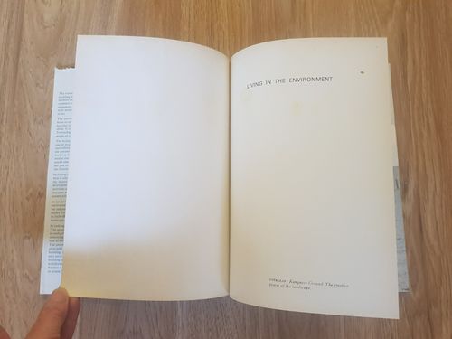 LIVING IN THE ENVIROMENT By ALISTAIR KNOX 1976 Mullaya Hardcover B&W PHOTOS - Picture 6 of 17