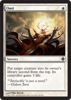 Oust ~ Near Mint Rise of the Eldrazi MTG Magic UltimateMTG White Card | eBay