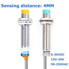 Inductive Proximity Sensor LJ18A3-8-Z/BX Metal Detecting NPN 2 / 3 Wire DC 6-36V