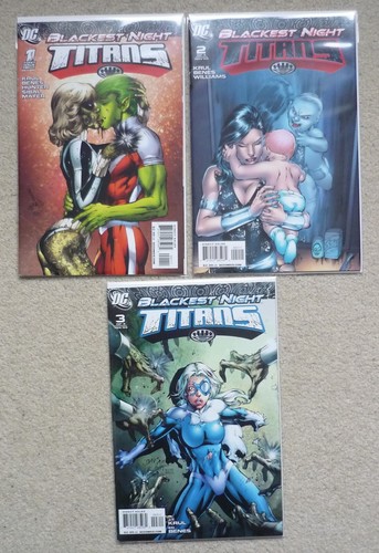 Blackest Night Titans #1, #2 & #3 Complete Mini-Series VFN (2009) DC Comics - Picture 6 of 6