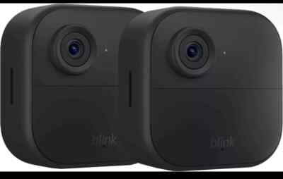 Blink Outdoor 4 -Two 2 Camera-Wireless 1080p Security KIT w/ sync module 2