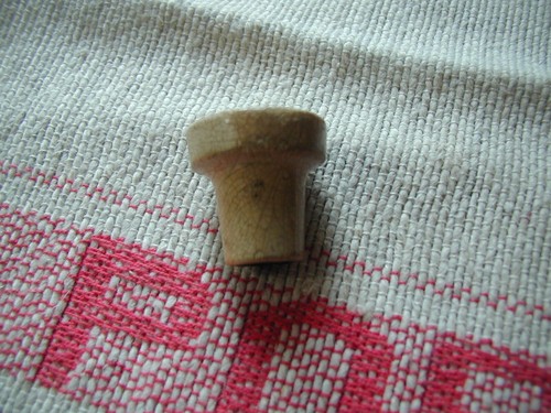 original vintage Porsche 356 A Ivory knob hood deck lid pull 356A 1957 58 59 #2 - Foto 2 di 5