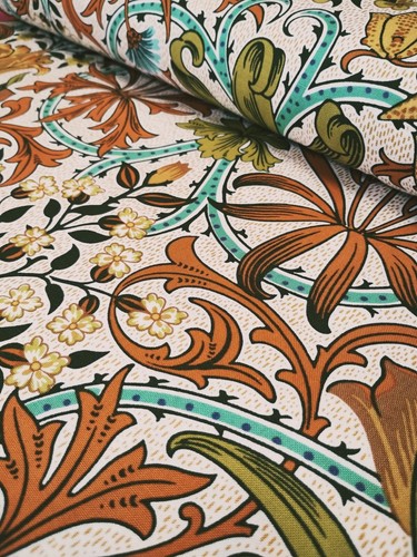 Auténtica tela de algodón de malezas de bosque William Morris para acolchado por 50 cm - Imagen 6 de 10
