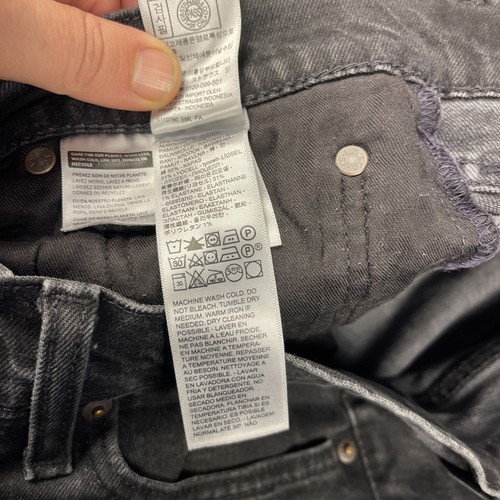 Levis Premium 510 Jeans Men’s 32x30 Black Skinny Stretch - Picture 6 of 12
