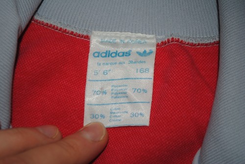 ADIDAS MADE IN KOREA MENS VINTAGE 80S GRAY TRACK TRACKSUIT TOP JACKET SIZE 168cm - Picture 4 of 7