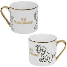 Disney Bone China Mug Classic Collectable Design Gift Boxed - 101 Dalmatians