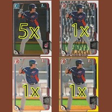 (8) GIO Giovanny Urshela 2015 BOWMAN RC (5x) CHROME (1) ICE (1) YELLOW (1) PAPER