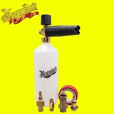 Meguiar's Snow Foam Lance Sprayer with Nozzle, Fittings & PTFE Tape