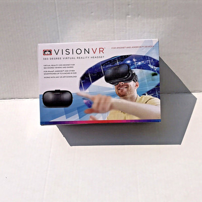 VisionVR 360 Degree Virtual  Reality by Soundlogic; Old-Stock Headset New In Box