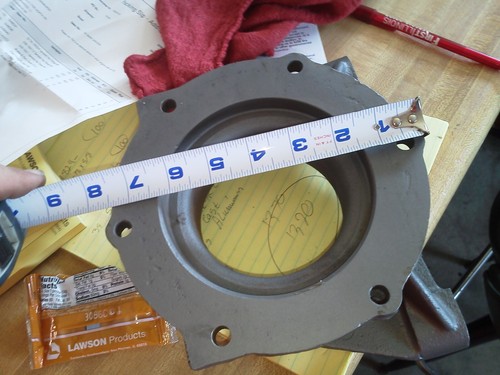 TH400 Transfer Case Adapter Extension 15597795 Fits NP208 NP241C Cast Iron - Picture 5 of 6