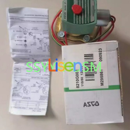 1PCS NEW IN BOX ASCO RED HAT SOLENOID VALVE 1" PIPE 12VDC. COIL 8210G004/