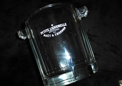 Petite Liquorelle Moet A Chandon CRYSTAL ICE BUCKET  M&C  Marc de Champagne