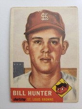 1953 Topps #166 Bill Hunter