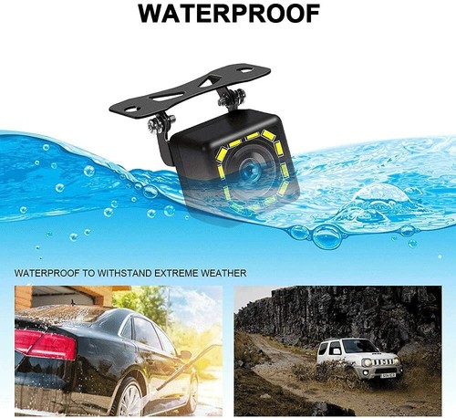 Camara Trasera HD De Reversa Para Auto Carro Coche Universal Con Vision Nocturna - Picture 4 of 6