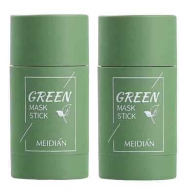 Green Tea Purifying Clay Mask Stick Facial Deep Cleansing Oil Pore Acne 2 Pack